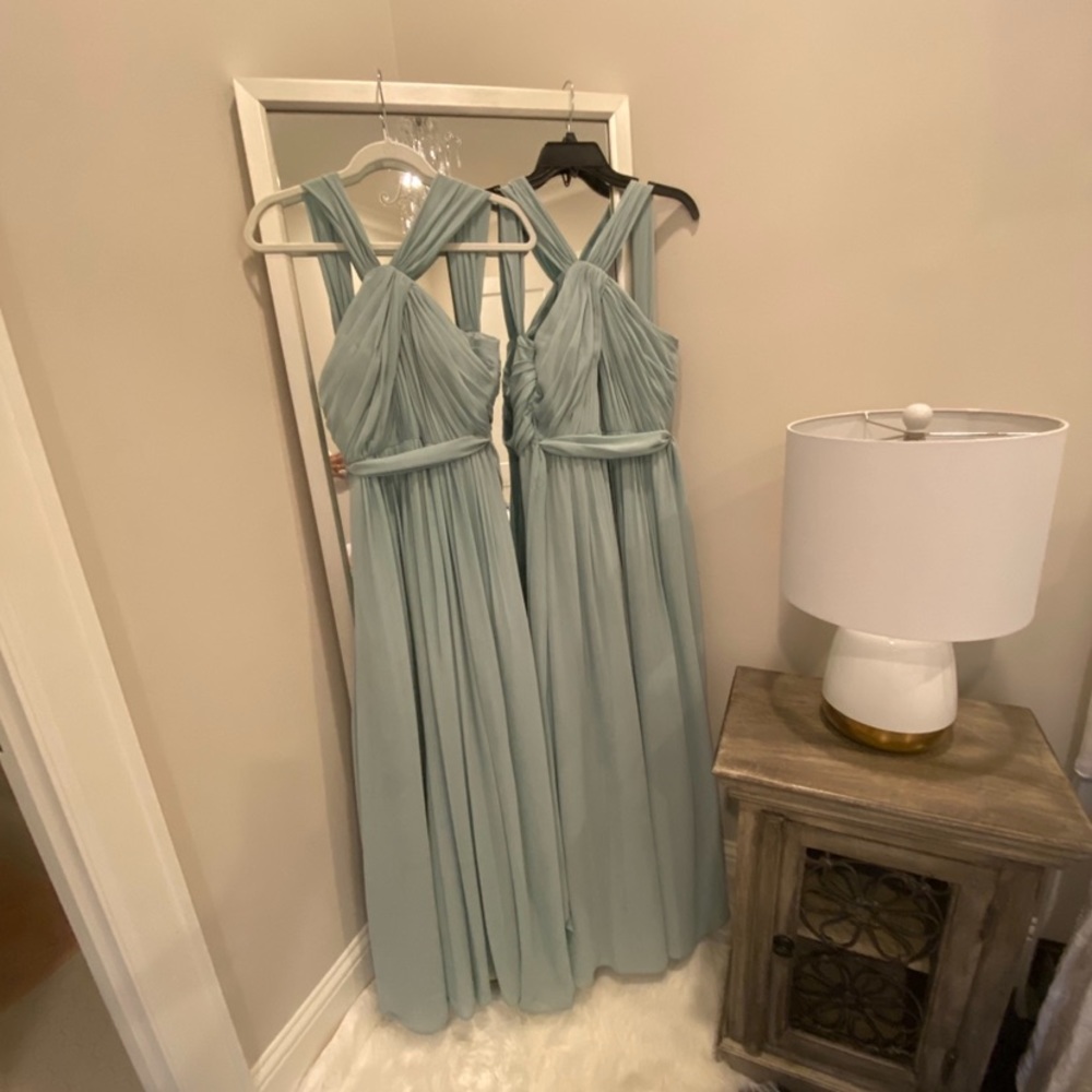 2 Jenny Yoo Jacquelyn Ciel Blue Bridesmaid Dresses